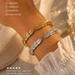 Feather Bangle in Silver or Gold Adjustable Size- Double Feather Design Bracelet Unisex Mens Women’s P69
