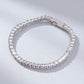 Tennis Bracelet - LUX Square cut crystal in Silver or Gold Unisex Mens Women’s D1