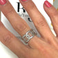 CHAIN ADJUSTABLE RING water and tarnish resistant stainless steel